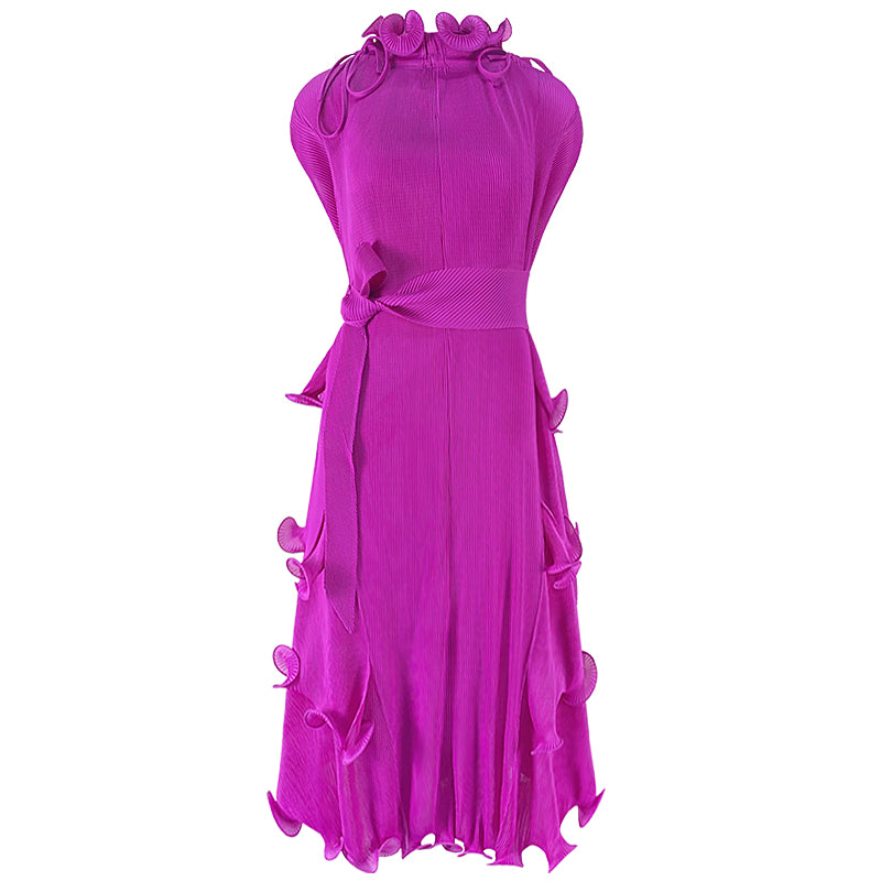 Pretty Woman Dress - High Quality African Women's Plus Size Pleated Ruffle Dress