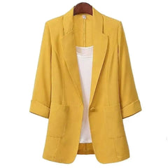 Pretty Woman Jacket - Summer, Casual, Cotton, Loose, Thin, Basic Jacket