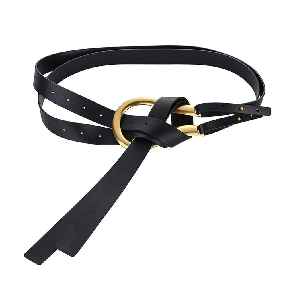 Pretty Woman Accessories - Horseshoe, Large U-shaped Metal, High Quality, Golden Lock Buckle Belt