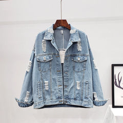 Pretty Woman Jackets & Shirts - Streetwear Style Print Women's Denim Jacket