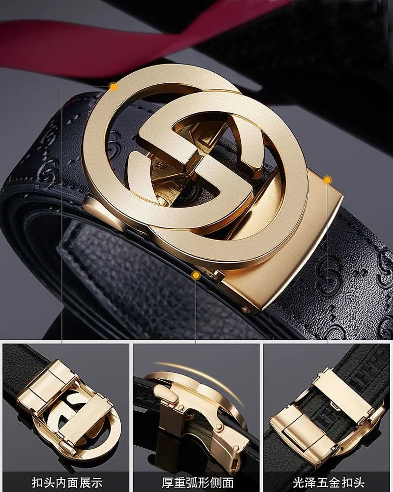 Pretty Woman Curvy Accessories - Genuine Leather, High Quality Designer Luxury Belt and Buckle