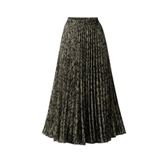 Pretty Woman Skirt - Loose Pleated Skirt With Elastic Waist